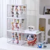 1pc Three Layer Acrylic Display Rack Transparent Ladder Handmade Anime Car Model Blind Storage Jewelry Sorting Box