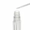 Bouteilles de stockage Prêt Stock 4 ml Transparent Tube de Brillant À Lèvres Polygone Dégradé Rose Glaçure Bouteille Vide Lipgloss