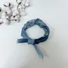Scarves Spring And Summer Cotton Linen Square Scarf Women Small All-match Foral Shawl Foulard Hijabs