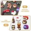 Fridge Magnets 10 pieces of storage cabinet adhesive soft magnetic childrens whiteboard magnetic animal magnetic cute Y240322