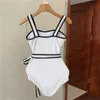 Dames Bikini Designer Swimsuits Taille veter Bodysuit Swimwear Baden S voor vakantie