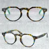 Óculos de sol quadros de alta qualidade acetato óculos originais japão artesanal todo-design geléia cor quadro mão rebite eyewear 516