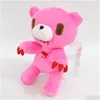 Animais de pelúcia de pelúcia 2024 atacado bonito urso rosa p brinquedos crianças jogos playmate presentes de feriado decoração do quarto entrega da gota otscw