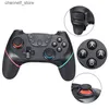 Kontrolery gier joysticks Bluetooth Wireless kontroler Nintendo Switch Pro Gamepad odpowiedni do przełącznika OLEDADROID z kontrolerem 6Axis do joyst PCPhone