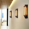 Vägglampor LED E27 Industrial Style Decoration Light Bedside Foyer Study Balkong Aisle Coffee Shop Restaurant Lamp Night