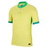 2024 Camiseta de Futbol Paqueta Coutinho Brazils Futbol Jersey Erkek Çocuklar 24 25 Brasil Maillots Marquinhos Vini Jr Antony Silva Dani Alves Futbol Gömlek