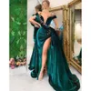 العربية ASO VEET EBI PROM Dresses Mermaid Long Peplum Sparkly Crystals Of Conder Evening Donsept Order