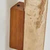 Wandlampen Art Deco Innenlampe Atmosphäre Beleuchtung Schlafzimmer Treppe Salon Wandleuchte Naturstein Holz E27 Glühbirne Tropfen