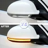 Andra bilbelysningar 2 Dynamiska blinkare för Volkswagen Golf 5 GTI V MK5 JETTA PASSAT B5.5 B6 Sharan Superb B5 EOS LED Turn Signal Mirror Indicator LightsL204