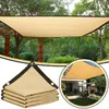 Zonnescherm Doek Rechthoek Luifel Shades voor Buiten Tuin Achtertuin Patio Pergola Cover Zonnescherm Zeilen Uv Blok Canovas Covers 240308