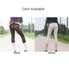 Damen-Leggings, transparente, kurze Hose, hochelastisch, Eisseide, dünn, dünn, Yoga-Hose, Legging, Damenbekleidung