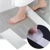 Tapis de bain Bandes antidérapantes transparentes Showe Autocollants de douche de sécurité imperméables Autocollants auto-adhésifs non adhésifs pour le sol des escaliers de la baignoire