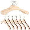 Hangers Houten poppen Kleerhanger Minipop Jurk Outfit Houders Poppenhuis Miniatuur Accessoires Kasten