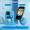 Appareils photo numériques enfants jouets de téléphone intelligent enfants double caméra écran tactile cadeaux d'anniversaire de noël avec carte SD 32G