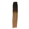 Extensions Toysww Tejp i mänskligt hårförlängning Balayage Color #1B 4 27 Hud Weft Straight Remy Hair Adhesive Tape Hair Extension