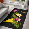 Teppiche Tonga Polynesian Bereich Teppich Plumeria Tribal Bodenmatte rutschfest Esszimmer Wohnzimmer weich Schlafzimmer Teppich