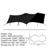 Tents and Shelters 6 8 10 12 Person Outdoor Family Camping Awning Tent Waterproof Sunshade Habi Shelter Picnic UV Car Camp Pergola BBQ Beach Tarp 240322