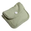 Sacs de rangement élégant porte-monnaie sac en toile mini casque casque maquillage utilitaire pour le shopping et le sport