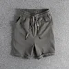 Männer Shorts 4XL Sport Casual Für Männer American Retro Basic Halbe Hosen Sommer Elastische Taille Gewaschen Französisch Terry Baumwolle männlichen Jogginghose