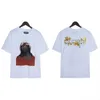 T-シャツのデニム涙の男性女性デザイナーTシャツユニークな花柄のプリントデザインコットントップシャツLuxurys High Streets Sportswear