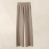 Pantaloni da donna Capris Pantaloni da donna a maniche lunghe a gamba larga autunno e inverno pantaloni casual a gamba dritta in maglia sciolta da donna Pantaloni solidiL2403