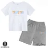 T koszule 2024 Summer Trapstar Tshirt Child Boys Beach Shorts