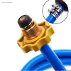 Lastoortsen Portable Liquefied Gas Welding Hose Welding Flame Gun Welding Equipment for Gas Burner Outdoor Camping Bbq Spray Gun Gas Torch