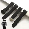 Horlogebanden Hoge Kwaliteit Rubber Horlogeband Voor TAG F1 Polsbanden 22mm Arc End Zwarte Band Met Opvouwbare Buckle260L