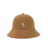 قبعات حافة بخيل Kangaroo Cap Kangol Fisherman Hatsun واقية من أشعة الشمس من منشفة التطريز مواد 3 أحجام 13 ألوانًا يابانية