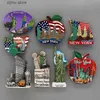 Fridge Magnets The US Tourism Administrations New York Statue of Liberty Atlantic City Times Square New York City Refrigerator Magnetic Refrigerator Sticker Y2403