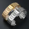 For PRX Series T137407 T137410 Watch Band Stainless Steel Strap Solid Chain Accessories Mens Bracelet 1853 240311