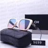 Lunettes de soleil de créateurs Channel Nuances Outdoor Fashion Classic Lady Sun Glasses For Women Luxury Eyewear Mix Fevelal Février Onepiece Langzuhe Obscure Sunglasses