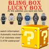 top bling box mens watches Lucky box lady watches Random pocket Surprise Blind Box Lucky Bag Gift Pack montre de luxe automatic wa257Y