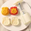 Baking Tools 50g Mooncake Stamps Blessing Bag Moulds Mung Bean Cake Molds Cutters DIY Pastry Decoration