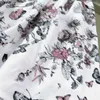 Nieuwe designer kinderkleding meisjes jurken Vlinder bloemenprint kind rok kant Prinses jurk Maat 90-150 CM baby japon 24Mar