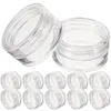 Garrafas de armazenamento 20 pcs recipientes de viagem de creme labial para cremes cosméticos recarregáveis rosa