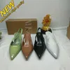 Cheap Store 90% Off Wholesale Za 2024 Summer Womens Shoes Pointed Back Air Heel Muller Candy Fairy Cat Sandals