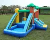 4x3x2.5mh (13.2x10x8.2 stóp) Hurtowy nadmuchiwany Bolek Trampolina Slajd Skok Castle Outdoors Indeo Bunce Bones Party Favor Play Game