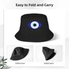 Basker Evil Eye Bucket Hats Panama For Man Woman Bob Cool Fisherman Summer Beach Fishing Unisex Caps