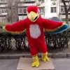 2024 New Hot Sales plush red parrot Mascot Costume Birthday Party anime theme fancy dress Costume Halloween Character Outfits Suit