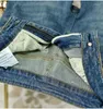 Jeans da donna 2024 Pantaloni diritti alla caviglia ricamati cinesi primaverili