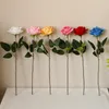 Dekorativa blommor 10st Rose Bouquet Christmas Supplies Table Decoration Accessories Wedding Decor Graduation Flower Artificial