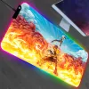 Kuddar valoran utskriften rgb mus pad dator pc gamer stora skrivbord kuddar dator lås kant tangentbord matta mousepad presenter dropshipping