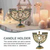 Portacandele Bastoncini Decorativi Judaica Decorazioni per la tavola di Natale Centrotavola per matrimoni