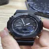 GM Digital Quartz 2100 Unisex Watch Original Shock Watch 전체 기능 LED 분리 가능한 조립 오크 오크 방수 다이얼 269L