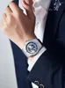 Montres-bracelets Blue Planet Watch Homme Authentique Terre Errante Mécanique Tendance Étudiant