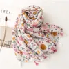 Scarves 180 90cm Bandanna Muslim Headscarf Print Beach Towel Outdoor Cotton And Linen Scarf The Four Seasons Warm Tassel Shawl