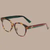 Occhiali da vista di design di vendita caldi ottici bicolore colore splicing gambe a specchio modello in metallo occhiali da sole lenti in vetro rotonde occhiali polarizzati occhiali da sole uomo hj076 C4