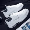 Casual Shoes Low Heel Lace-up Shallow PU In 2024 Early Autumn Breathable Light Men's Vulcanize Wear-resisting