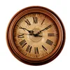 Римские цифровые настенные часы Retrolarge Antique guelquartz Wall Clock VintageSilent Home Decor Watch Watches Один сторона 240322